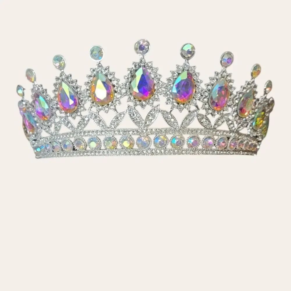 Rhinestone & Silver Tiara